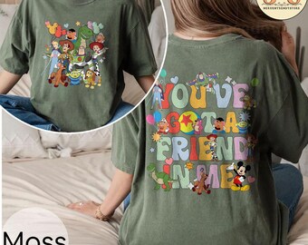 Koszulka Youve Got A Friend In Me, Koszulka Disney Toy Story, Koszulka Disney Trip, Koszulka Disney Friends, Koszulka Toy Story Characters, Koszulka Disney