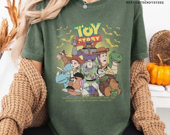 Retro Toy Story Halloween Shirt: Disneyland Pixar Party