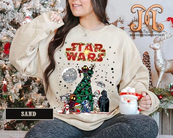 Christmas Disney Star Wars Shirts, Star Wars Christmas Shirt, Disney World Holiday Tee, Disney Family Christmas, Vintage Star Wars Christmas