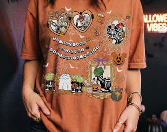 Vintage Toys Story Halloween Shirt: Spooky Woody & Buzz Tee