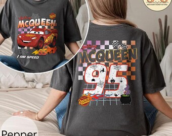 Camiseta de Rayo McQueen para Halloween: Camiseta de la película Cars espeluznante
