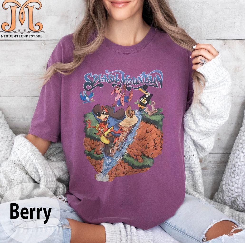 Vintage Disney Splash Mountain Shirt, Disney Mountain Shirt, Brer ...