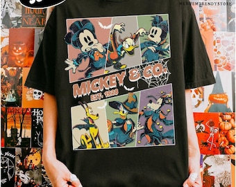 Vintage Disney Mickey & Friends Halloween 1928 Shirt – Mickey Not-So-Scary Party Tee, Disney Family Trip Shirts, Disney Halloween Trip Shirt