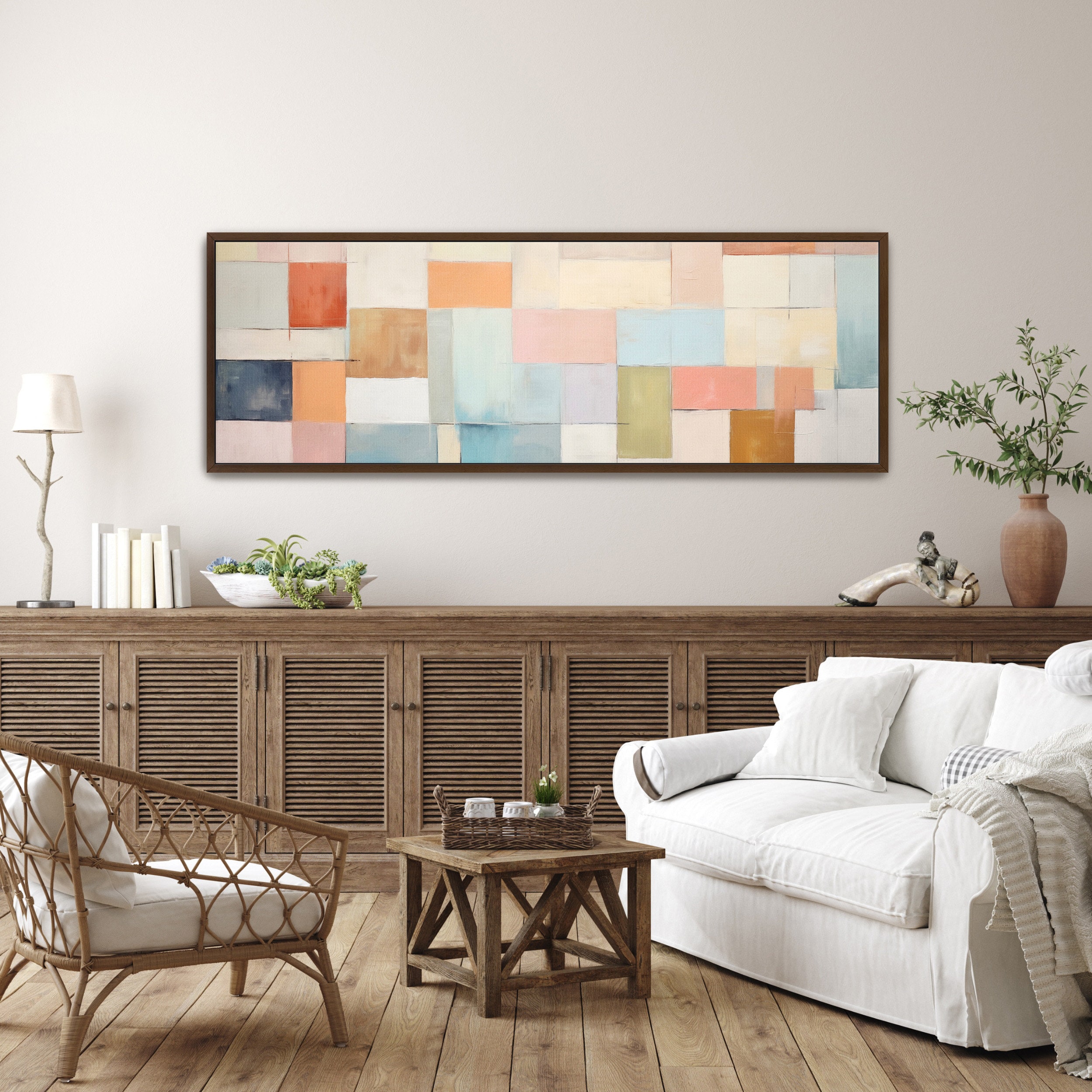 minimalist-abstract-wall-art-modern-framed-canvas-print-etsy
