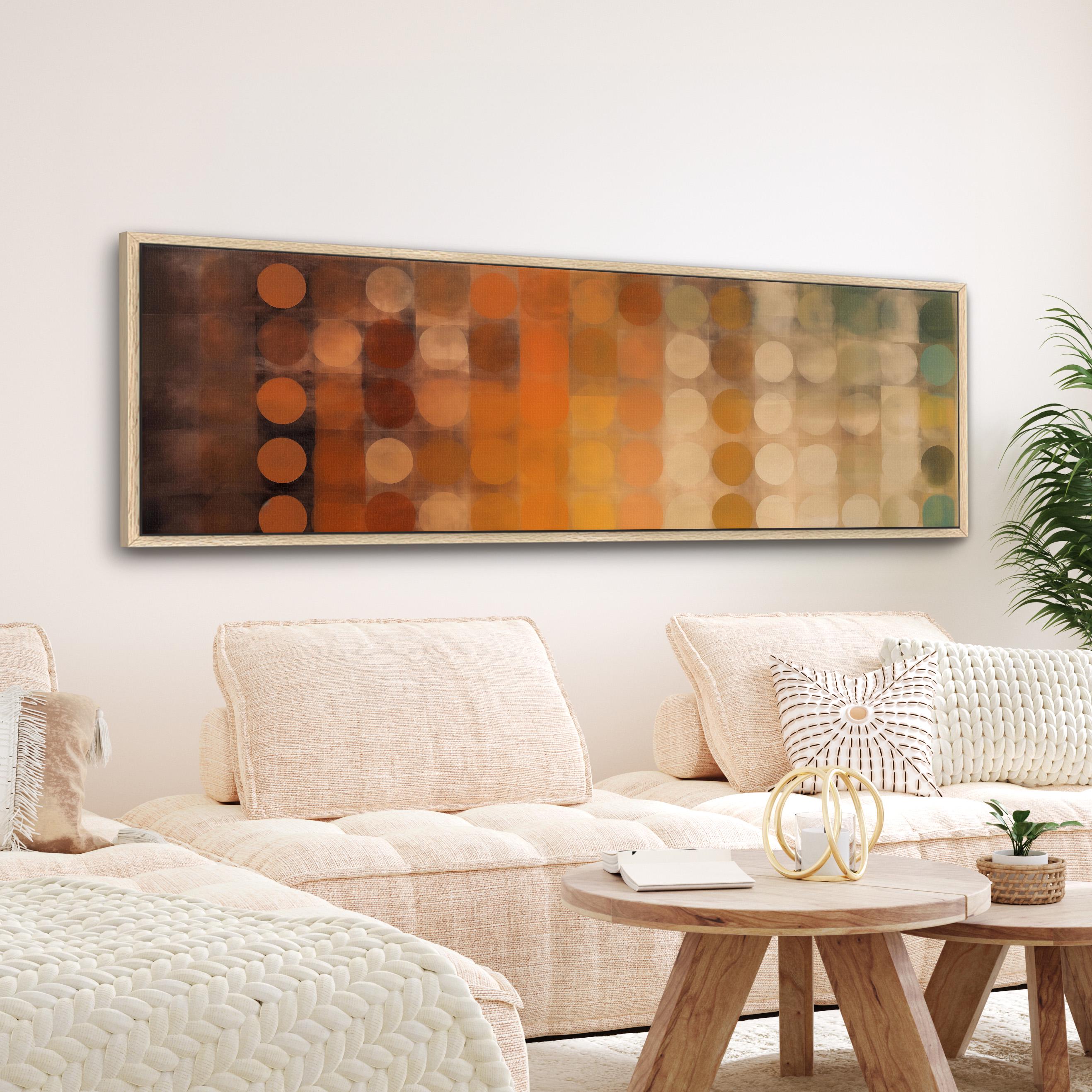 Abstract Mid Century Modern Canvas Print: Large Horizontal Wall Art - Etsy