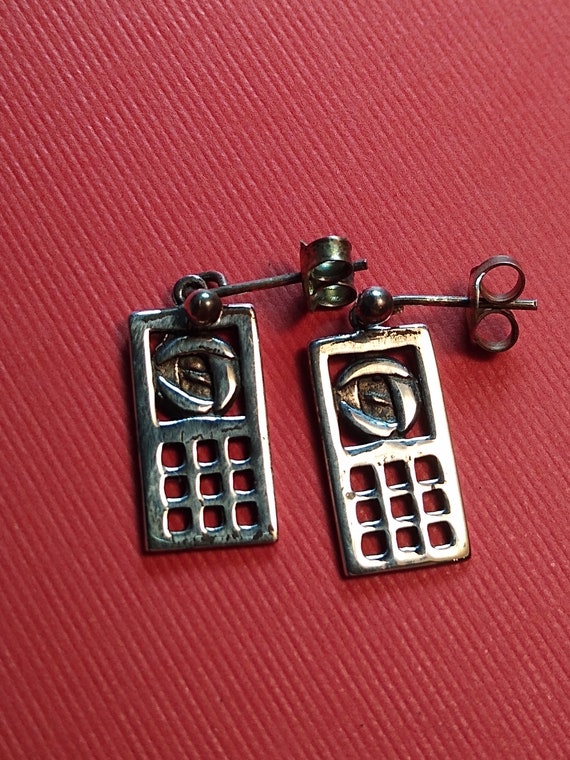 Frank Lloyd wright inspired earrings