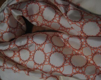 Echo silk blend scarf creamy white scarf