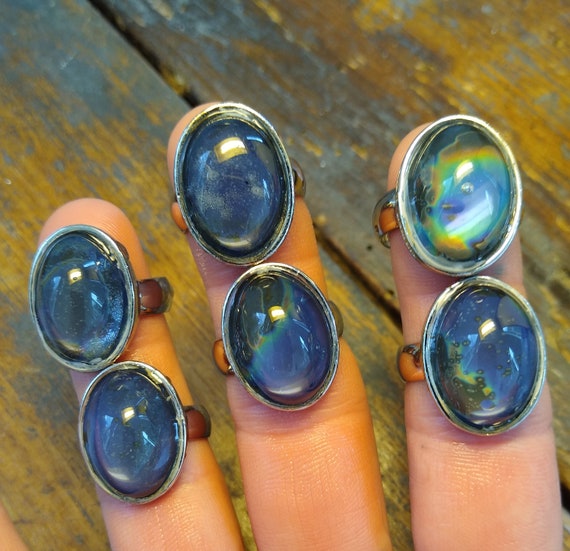 Vintage mood deals rings