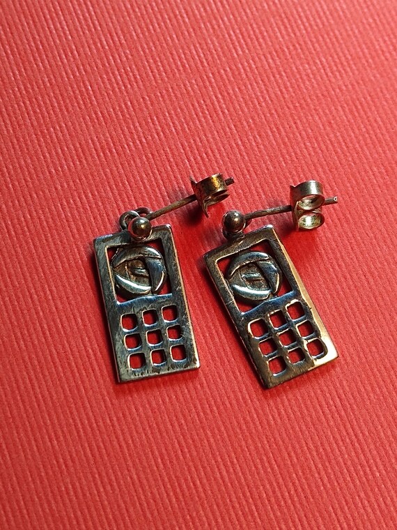 Frank Lloyd wright inspired earrings - image 3