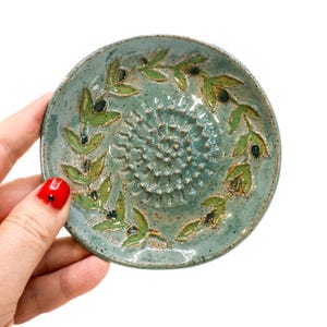 Râpe à ail rameau d'olivier fait main