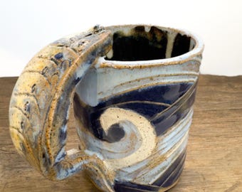 イワシの魚のマグカップ 手作り
