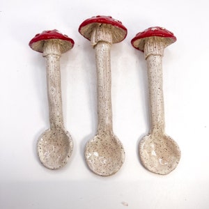 fly agaric Mushroom Spoon handmade