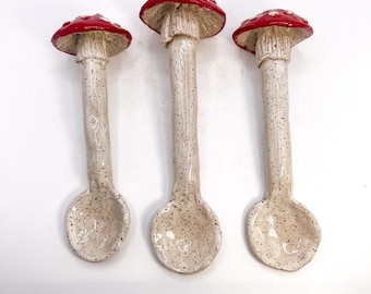 fly agaric Mushroom Spoon handmade