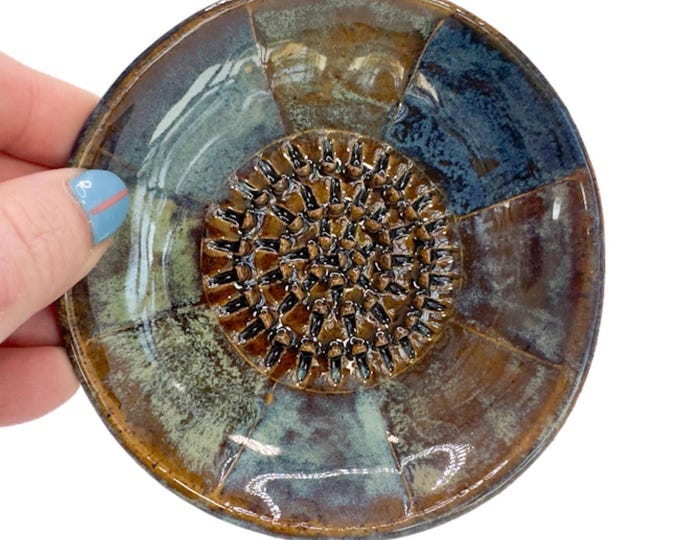 Kaleidoscope shades Garlic Grater handmade