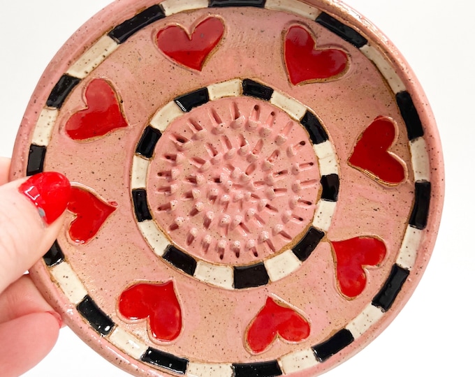 Love That ,Heart Garlic Grater handmade