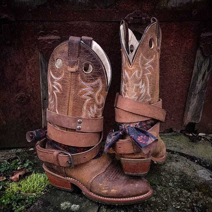 women's double h buckaroo boots