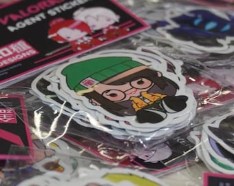 Valorant Agents 1.9 Sticker-Paket || 20 Charaktere