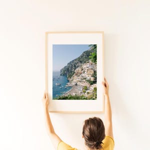 Positano Italy Digital Print - Amalfi Coast Photography - Instant Download Travel Wall Art - Coastal Decor for Home or Office