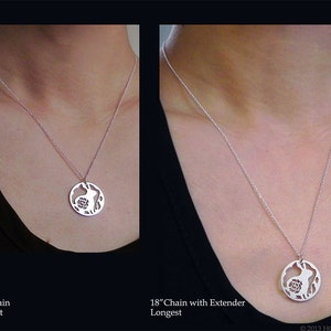 Fawn Necklace, Sterling Silver image 5