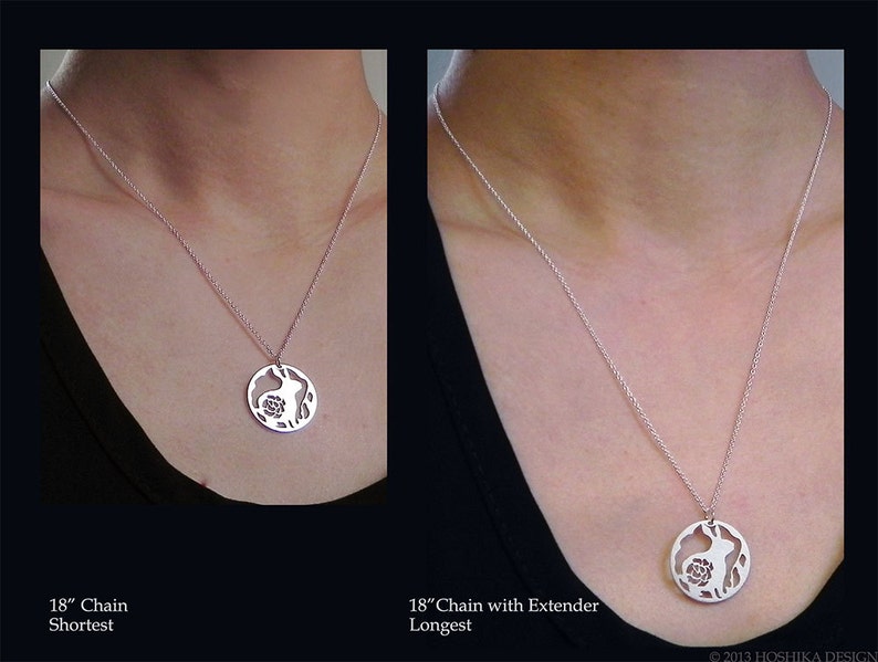 Fawn Necklace, Sterling Silver imagem 5