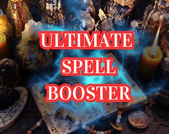 Powerful Spell Booster | Amplify Intentions & Manifestation | Strengthen Your Magic | Permanent Energy Upgrade
