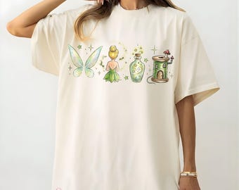 Comfort Colors Vintage Disney Tinker Bell Shirt, Neverland Fairy Tee, Disneyworld Shirts, Magical Disney Vacation Tee, Disney Princess Shirt
