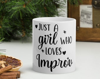 Gift for Theater Lovers – Improv Comedy Mug for Actors & ComediansImprov Comedy Mug - Funny Gift for Improvisers and Comedy Enthusiasts