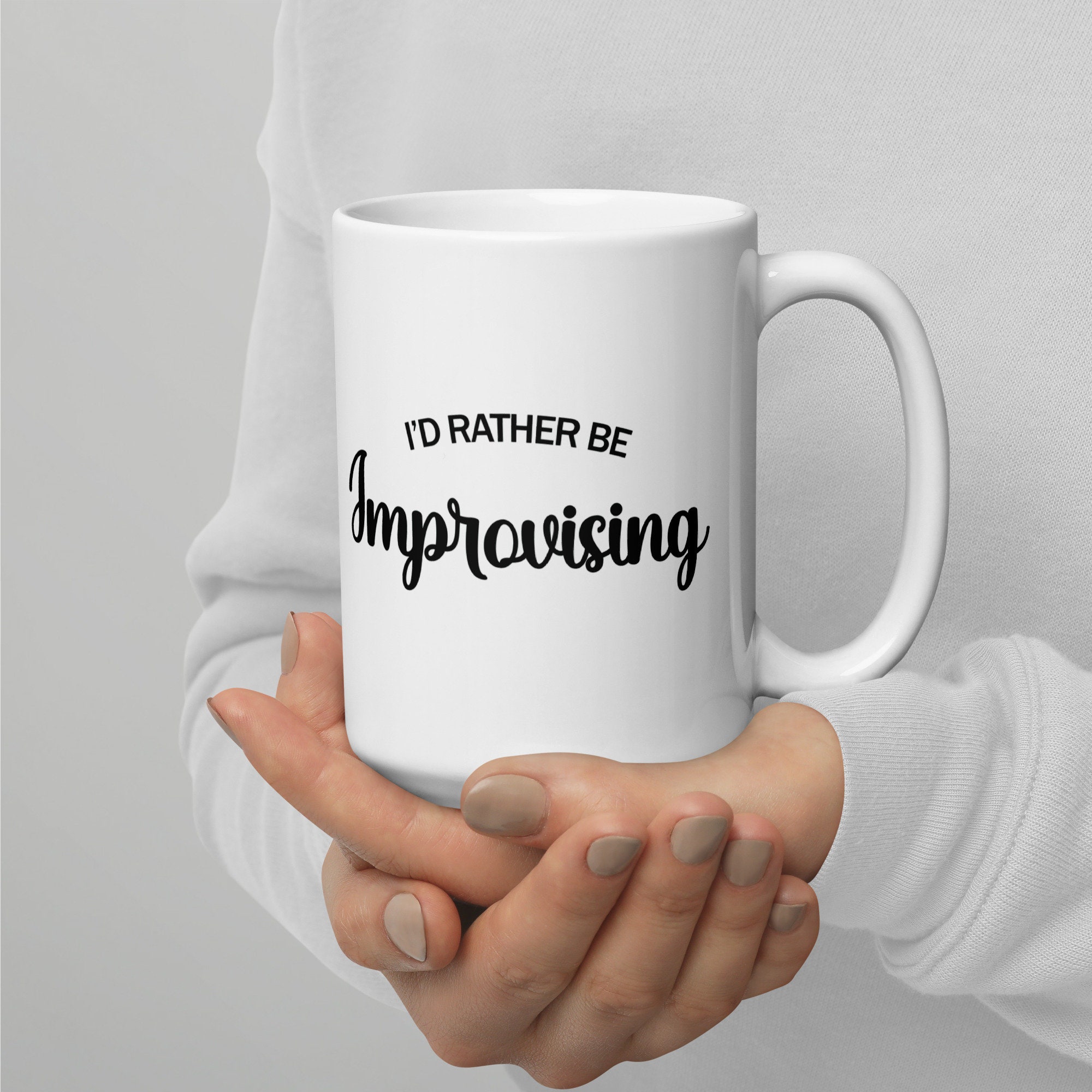 Gift for Theater Lovers – Improv Comedy Mug for Actors & ComediansImprov Comedy Mug - Funny Gift for Improvisers and Comedy Enthusiasts
