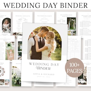 Hochzeitstag Sammelmappe Timeline, Checkliste, Sitzplan (Digitaler Download)
