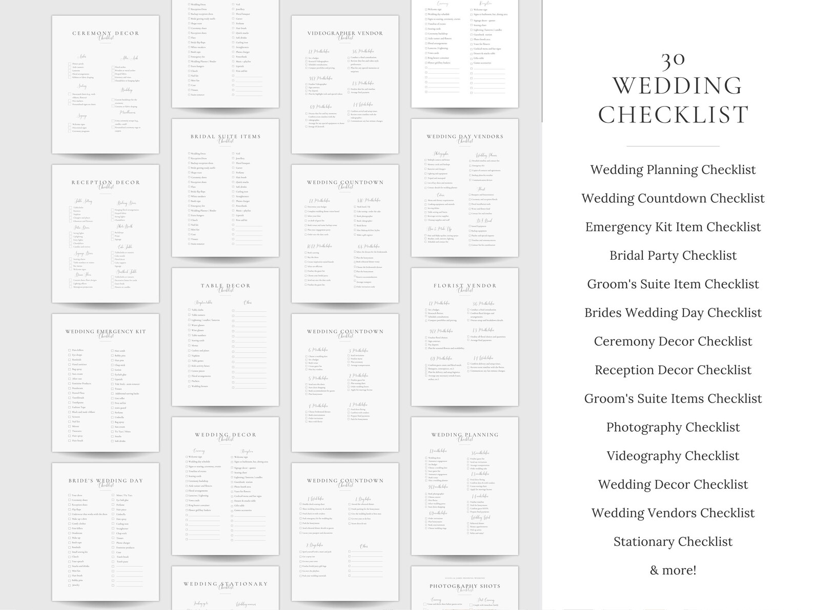 Wedding Coordinator Planner | Wedding Timeline, Checklist, Seating ...