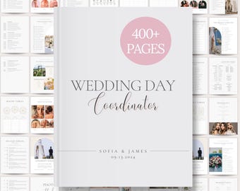 Wedding Coordinator Template | Bridal Planner | Wedding Planner + Binder, Wedding Checklist, Bachelorette Planner