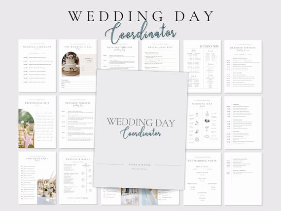 Wedding Coordinator| Marriage Planner| Wedding Timeline Wedding Binder| Wedding Planning Book|Checklist | Floor | Seating | Instant download