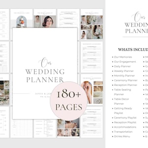 Wedding Coordinator| Marriage Planner| Wedding Timeline Wedding Binder| Wedding Planning Book| Wedding Decor | Wedding Seating Printable image 2