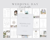Wedding Coordinator Wedding Planner Template Wedding Day Binder | Wedding Checklist, Timeline (Canva, Instant Download)