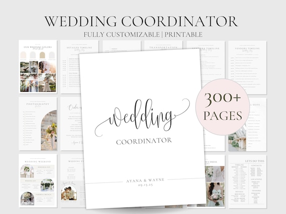 Wedding Coordinator| Marriage Planner| Wedding Timeline Wedding Binder| Wedding Planning Book| Wedding Decor | Wedding Seating Printable
