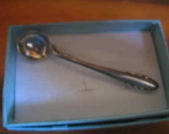 Lyric Salt Spoon Brooch Pin Sterling SIlver Gorham 1940s So Lovely