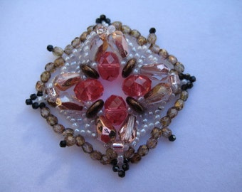 Fedor Pendant Pattern by VEZSUZSI Beadwork by ME