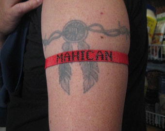 Native American Tribal Peyote Stitch Armband or Bracelet You Pick Tribe and Color