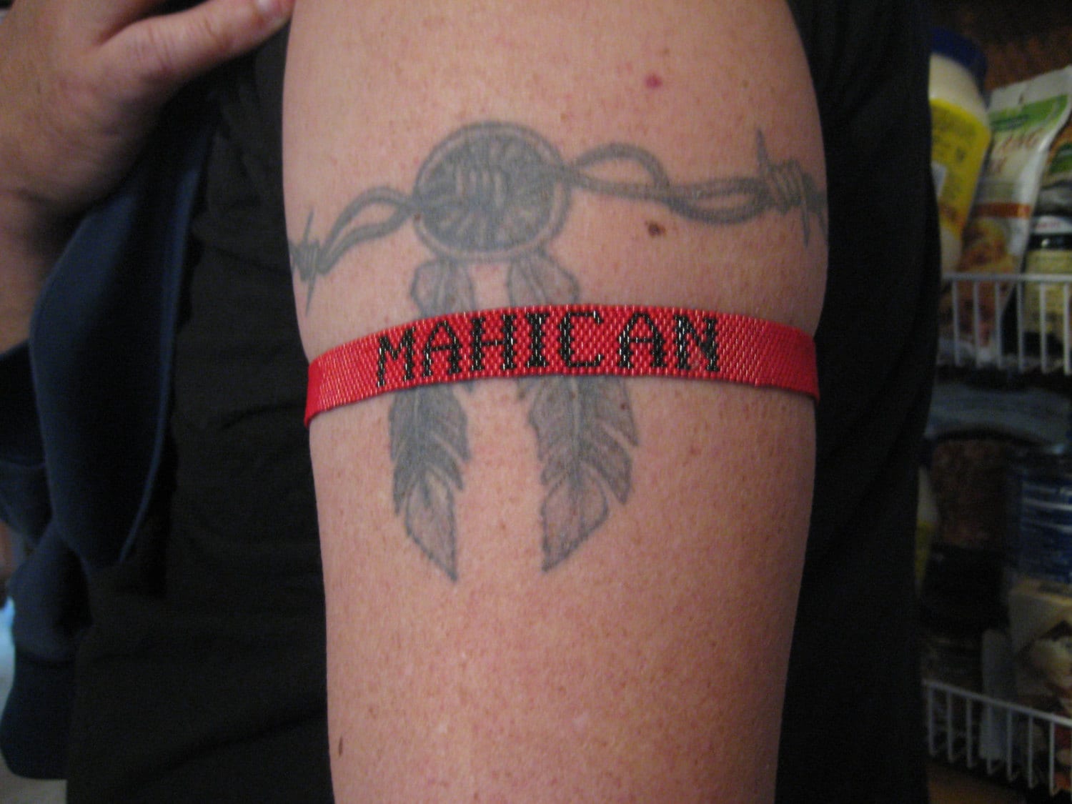 Om Hand Band Tattoo | Band tattoo, Arm band tattoo, Forearm band tattoos