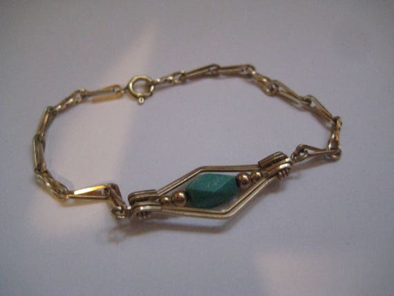 Wire Wrapped 1 20th 14K Gold Filled Link Bracelet… - image 2