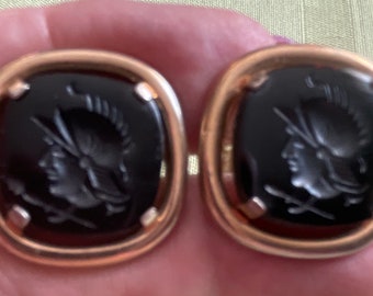 SWANK Roman Soldier Cufflinks from The 60s