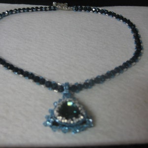 Montanas Blue Triangle Necklace