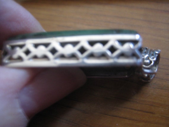 Ruby in Zoisite Rectangular Stone in Sterling Sil… - image 4