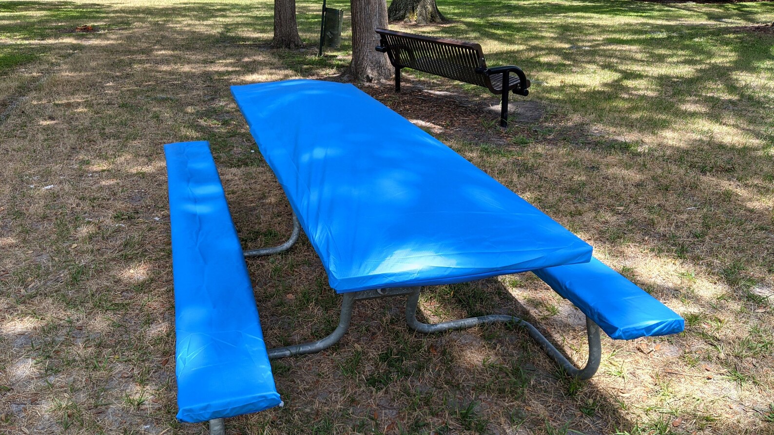 Stays On Picnic Table Cover Reusable Water Resistant Rip Etsy