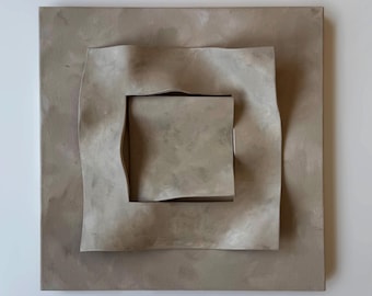 Abstract Minimalist 3D Wall Art | Digital Download | Modern Illusion Art Print