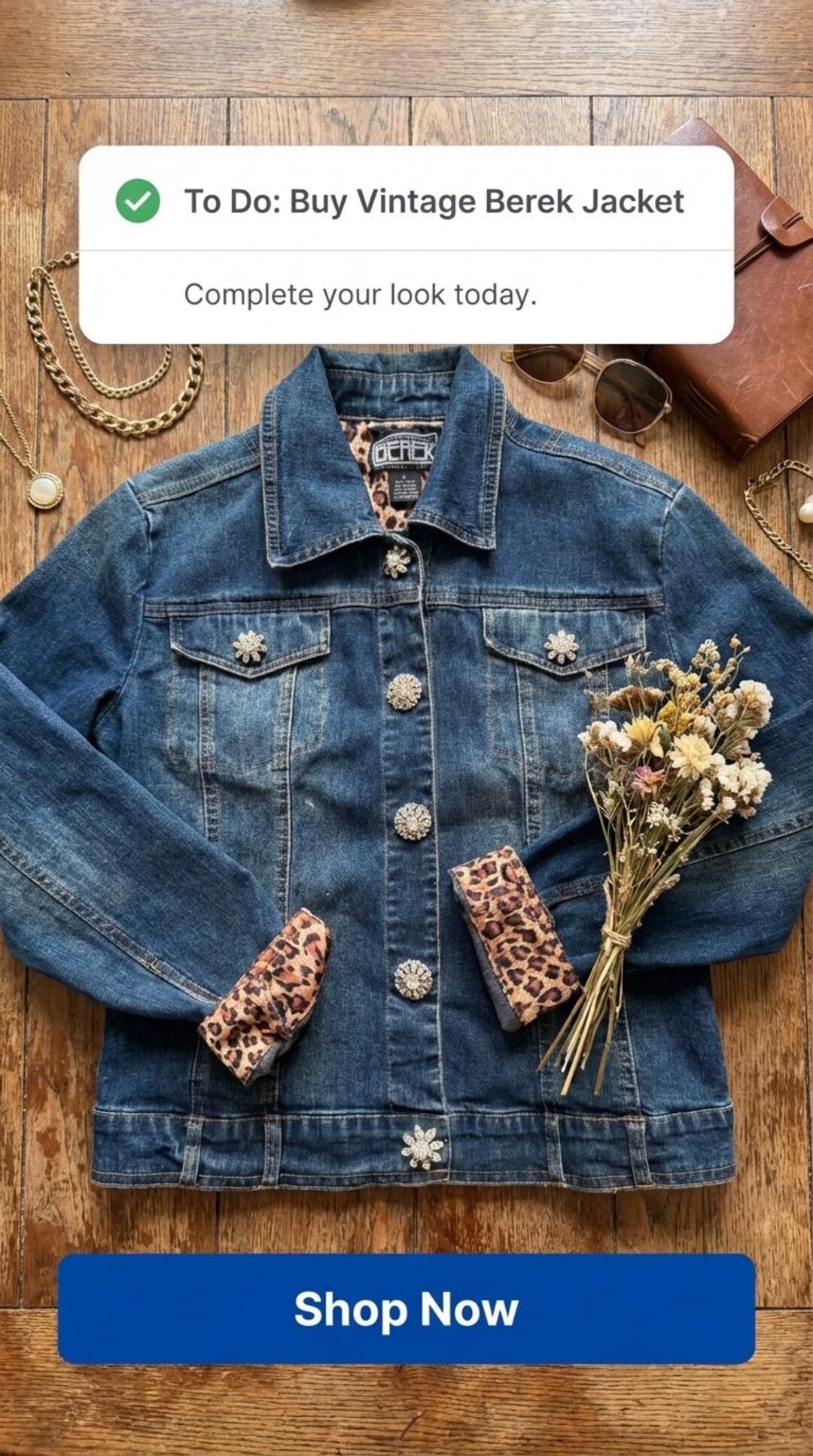 Vintage Berek Denim Jacket - Etsy