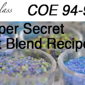 GG Glass coe 96 Frit Blend Recipe eBook