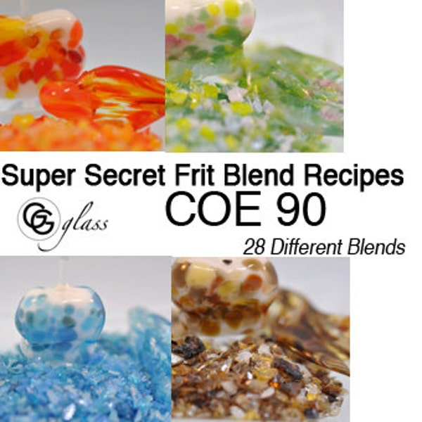 GG Glass coe 90 Frit Blend Recipe eBook