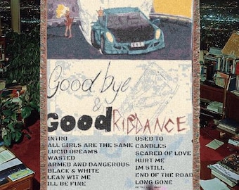 Juice Wrld Goodbye & Good Riddance Woven Blanket