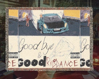 Juice Wrld Goodbye & Good Riddance Woven Blankets